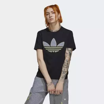 Женская футболка adidas Tee with Trefoil Application (Черная)