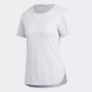 Женская футболка adidas Training 3-Stripes Tee HEAT.RDY (Серая)
