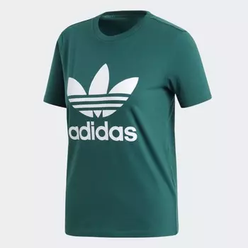 Женская футболка adidas Trefoil Tee (Зеленая)