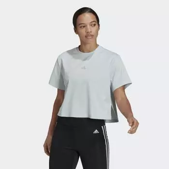 Женская футболка adidas x Zoe Saldana Tee (Синяя)