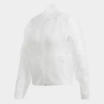 Женская куртка adidas Transparent VRCT Jacket (Белая)
