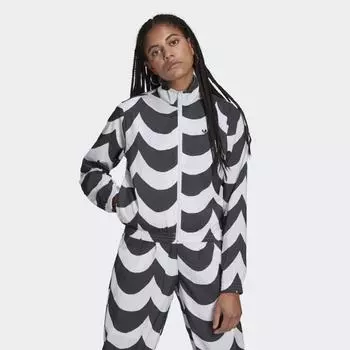 Женская спортивная куртка adidas Marimekko Woven Track Jacket (Черная)