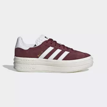 Женские кроссовки adidas Gazelle Bold Shoes (бургундий)