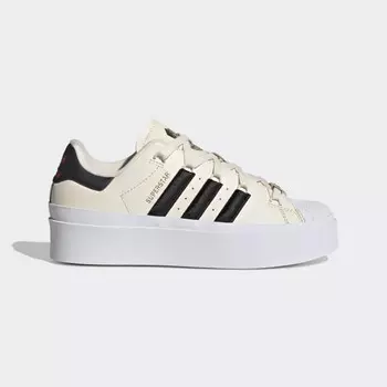 Женские кроссовки adidas Superstar Bonega Shoes (Бежевые)