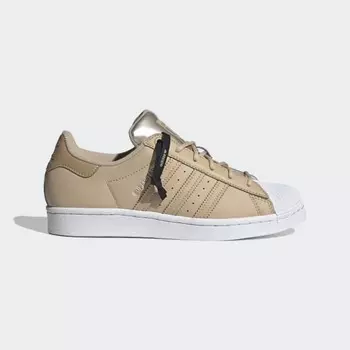 Женские кроссовки adidas Superstar Shoes (Бежевые)