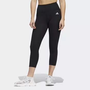 Женские леггинсы adidas Circuit 3/4 Leggings (Черные)