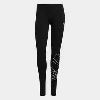 Женские леггинсы adidas Essentials Logo Leggings (Черные)