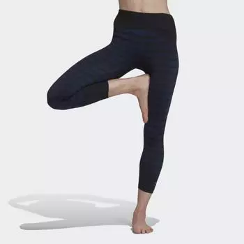 Женские леггинсы adidas Marimekko AEROKNIT 7/8 Leggings (Синие)