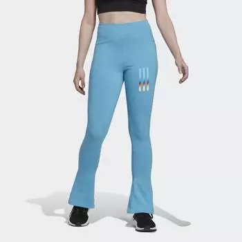 Женские леггинсы adidas Mission Victory High-Waist Leggings (Синие)