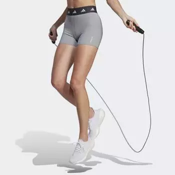 Женские леггинсы adidas Techfit Short Leggings (Серые)
