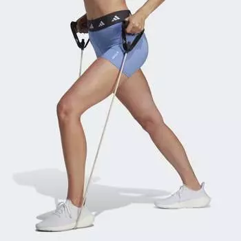 Женские леггинсы adidas Techfit Short Leggings (Синие)