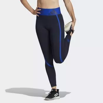 Женские тайтсы adidas Techfit Long Tights (Синие)