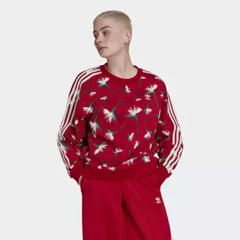 Женский свитер adidas Thebe Magugu Crew Sweater (Красный)