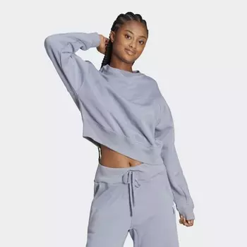 Женский свитшот adidas Lounge Fleece Sweatshirt (Фиолетовый)