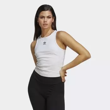 Женский топ adidas Adicolor Essentials Rib Tank Top (Белый)