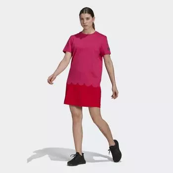 Женское платье ADIDAS SPORTSWEAR MARIMEKKO DRESS (Розовое)
