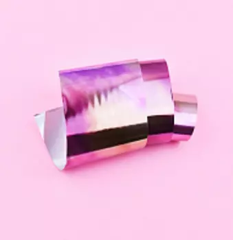 Фольга для литья №47 розовые переливы глянец