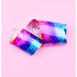 Фольга для литья №49 бирюзово-розовый градиент голография
