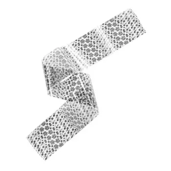 Фольга имитация Черное кружево №3