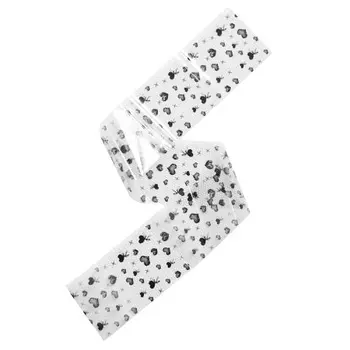 Фольга имитация Черное кружево №7