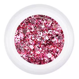 Гель для дизайна Gel Glanz Flirt (розовый микс)