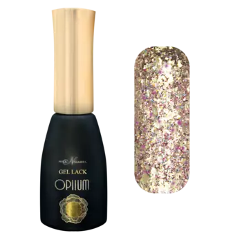 Гель-лак "OPIIUM" №04 (Колотые стразы) 10 мл