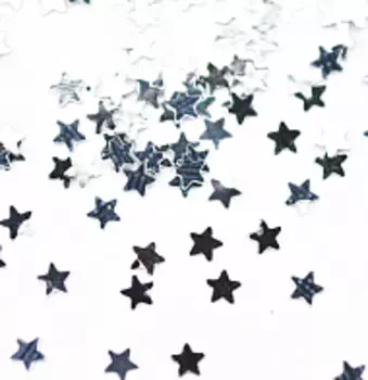 Камифубуки К95 «Звездочки» серебро мелкие