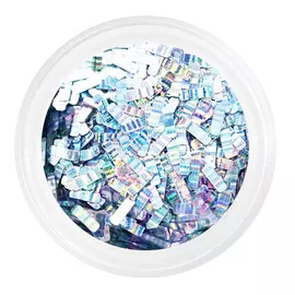 Камифубуки Полосочки серебряная голография №К133