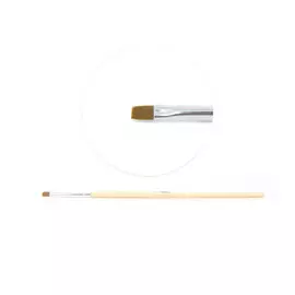 Кисть для геля TNL квадратная №2