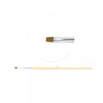 Кисть для геля TNL квадратная №3