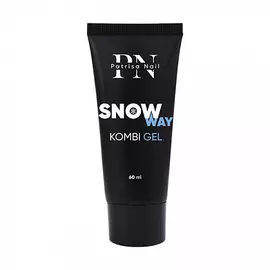 Комби гель Snow Way молочный мерцающий, 60 мл