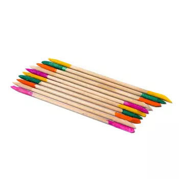 Палочки деревянные с абразивным наконечником 14 см