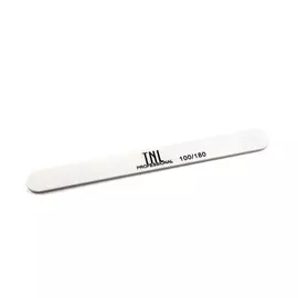 Пилка для ногтей узкая 80/100 высокое качество (коричневая) в индивидуальной упаковке пласт. основа