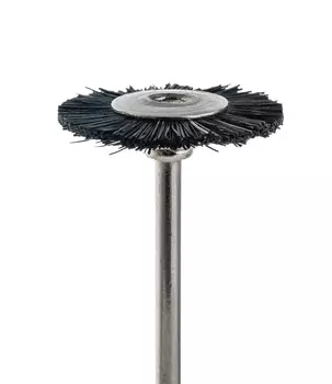 Щетка-диск черная 19 мм (грубая)