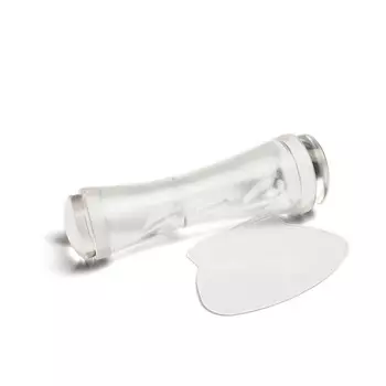 Штамп для стемпинга "TNL" - прозрачный двусторонний