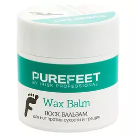 Воск-бальзам для ног против сухости и трещин Wax Balm PureFeet, 50 мл