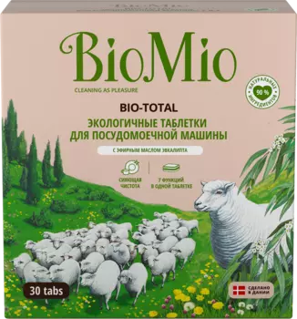 Таблетки для ПММ BIO MIO 30 шт Bio-Total Эвкалипт