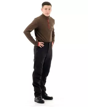 Брюки Лиман -5°С (софт-шелл, черный) GRAYLING