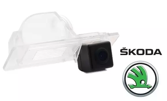 CMOS камера заднего вида для SKODA RAPID (#137)