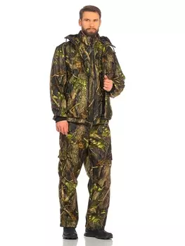 Демисезонный костюм Huntsman Тайга-3 цвет Светлый лес ткань Alova