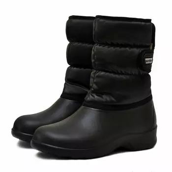 Дутики женские Nordman Bloom на липучке черные -15 С