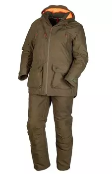 Костюм демисезонный для охоты и рыбалки ОКРУГ ТУВАЛЫК-2 NEW (Замша, Хаки)
