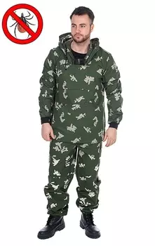 Костюм летний Антигнус-Люкс (Смесовая, Граница) Huntsman