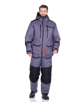 Костюм-поплавок Siberia Floating (Серый-черный, Breathable) Huntsman