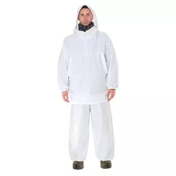 Маскировочный костюм МЕТЕЛЬ (Бязь, белый) Huntsman