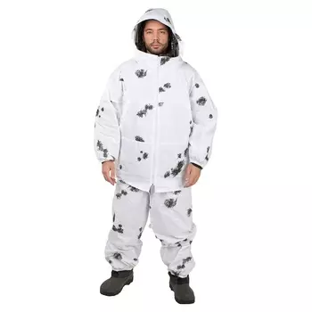 Маскировочный костюм на молнии МЕТЕЛЬ (Бязь, клякса) Huntsman