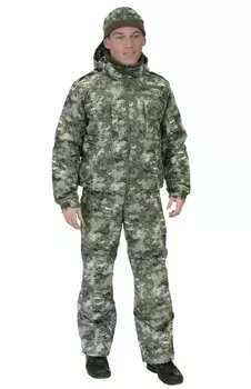 Осенний костюм для охоты и рыбалки ОКРУГ «Солонец» (Локкер, камуфляж хаки)