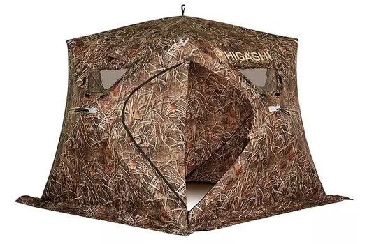 Палатка для зимней рыбалки HIGASHI Camo Pyramid Pro DC