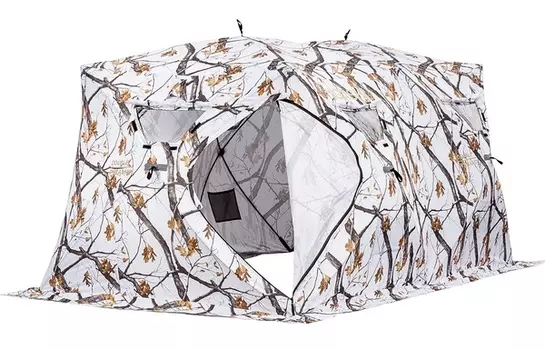 Палатка для зимней рыбалки HIGASHI Double Winter Camo Pyramid