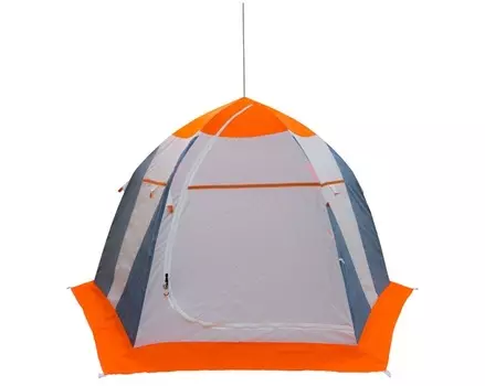 Палатка для зимней рыбалки Митек Нельма 3 (2-3 местная, серый/голубой)